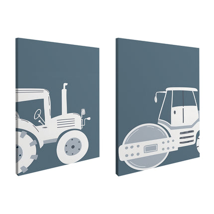 SET DE CUADROS FARM TRUCKS 2 PZAS