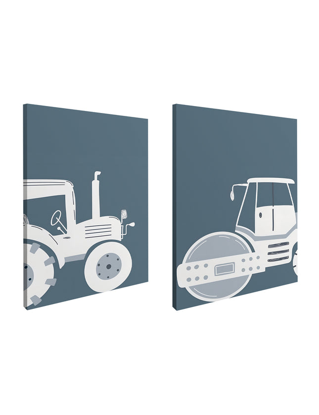 SET DE CUADROS FARM TRUCKS 2 PZAS
