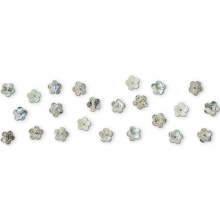 SET FLORES 23 PZ CROMO - HUESO - AVEJENTADO