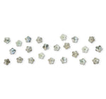 SET FLORES 23 PZ CROMO - HUESO - AVEJENTADO