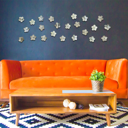 SET FLORES 23 PZ CROMO - HUESO - AVEJENTADO