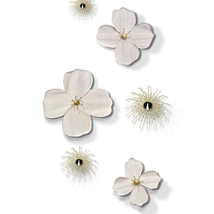 SET ESPEJOS FLORES CAMILA LAMAN 6 PZAS