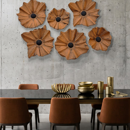 SET FLORES DESIERTO LAMAN 6 PZAS