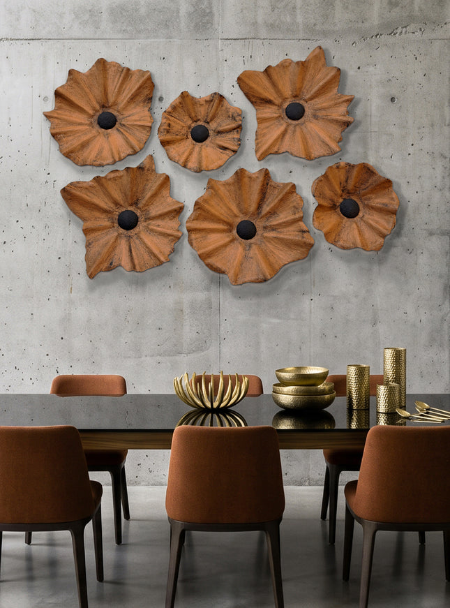 SET FLORES DESIERTO LAMAN 6 PZAS