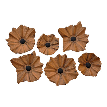 SET FLORES DESIERTO LAMAN 6 PZAS