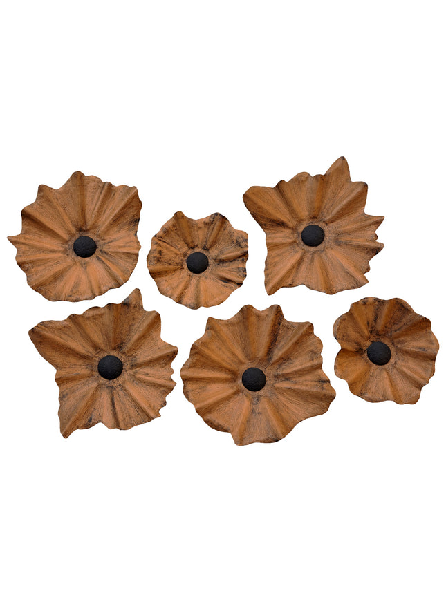SET FLORES DESIERTO LAMAN 6 PZAS