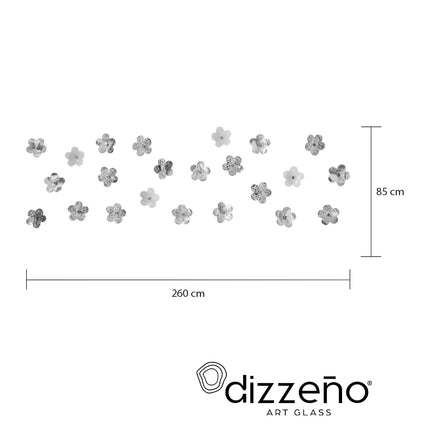 SET FLORES 23 PZ CROMO - HUESO - AVEJENTADO