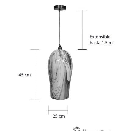 LÁMPARA FOCO COLGANTE