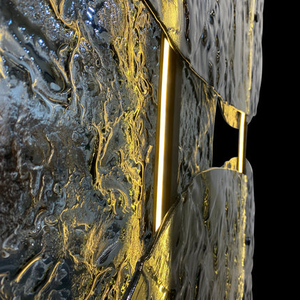 ESCULTURA FORMOTTI DOBLE NEGRO HUMO C/LUZ