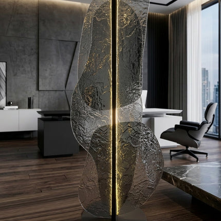 ESCULTURA FORMOTTI NEGRO HUMO C/LUZ