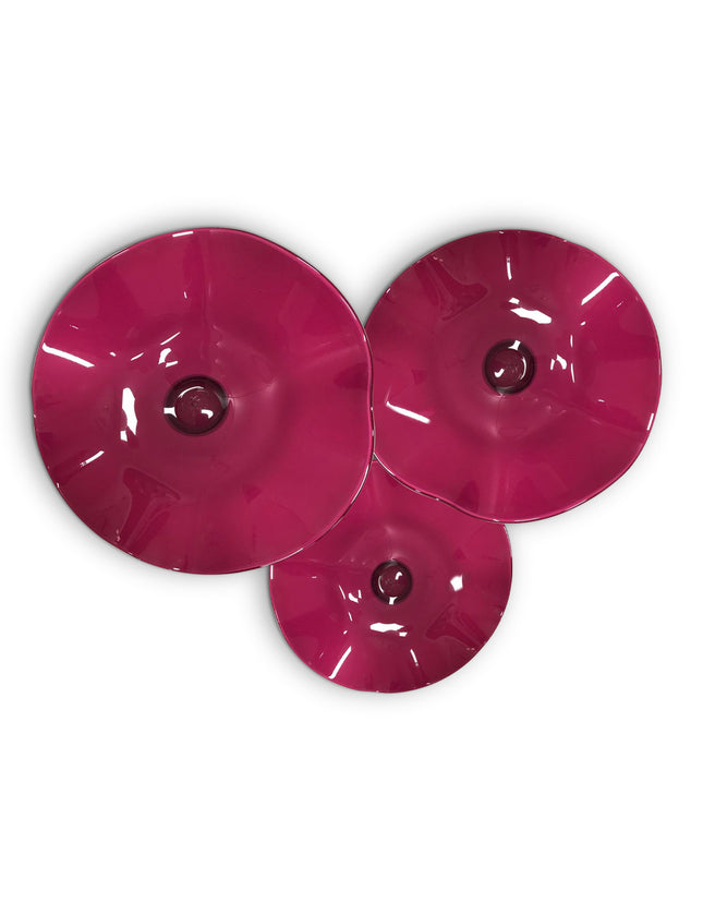 JGO PLATÓN ONDULADO FUCSIA SÓLIDO