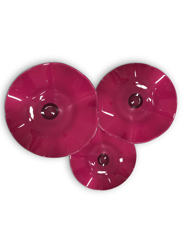 JGO PLATÓN ONDULADO FUCSIA SÓLIDO