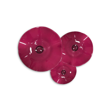 JGO PLATÓN ONDULADO FUCSIA SÓLIDO