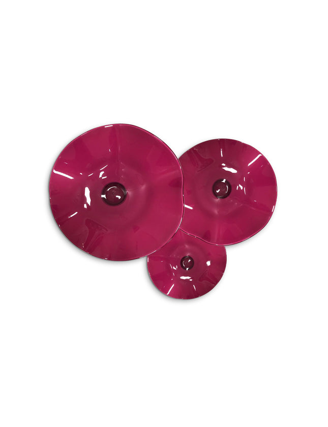 JGO PLATÓN ONDULADO FUCSIA SÓLIDO