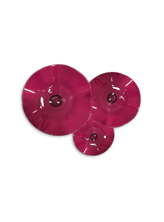 JGO PLATÓN ONDULADO FUCSIA SÓLIDO