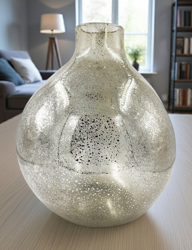 JARRÓN GLOBO AVEJENTADO