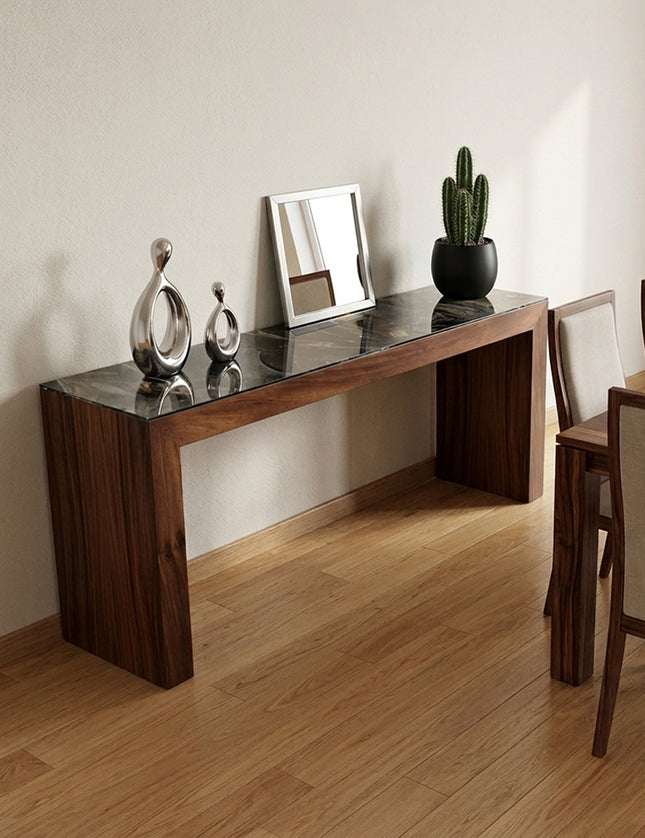 CREDENZA DE PAROTA "GRAPA" ARK NOCHE PLATEADA CON ORO