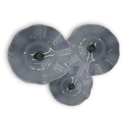 JGO PLATÓN ONDULADO GRIS CEMENTO