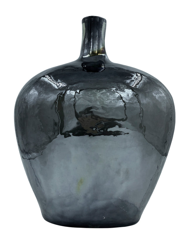 JARRÓN MAGUANA NEGRO HUMO LUSTRE