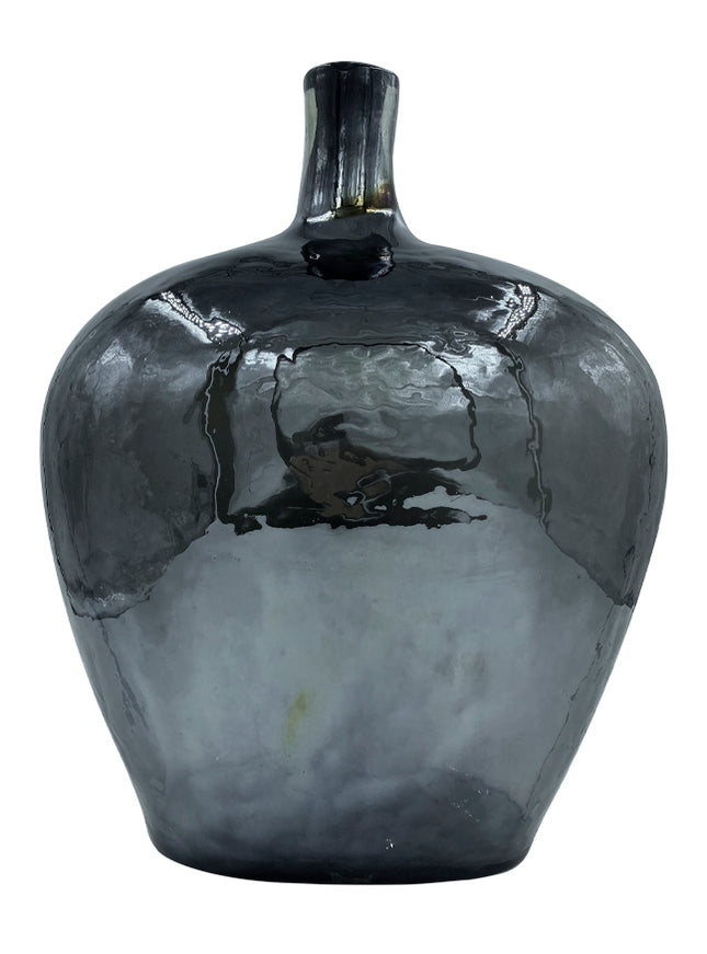 JARRÓN MAGUANA NEGRO HUMO LUSTRE