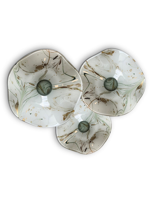 JGO PLATÓN ONDULADO HUESO DUARTE CON VERDE