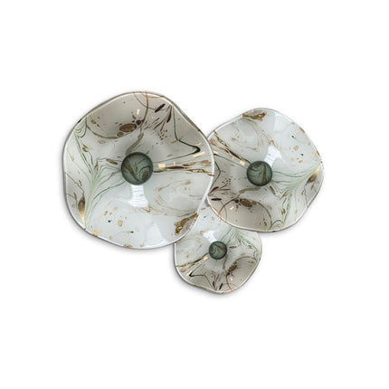 JGO PLATÓN ONDULADO HUESO DUARTE CON VERDE