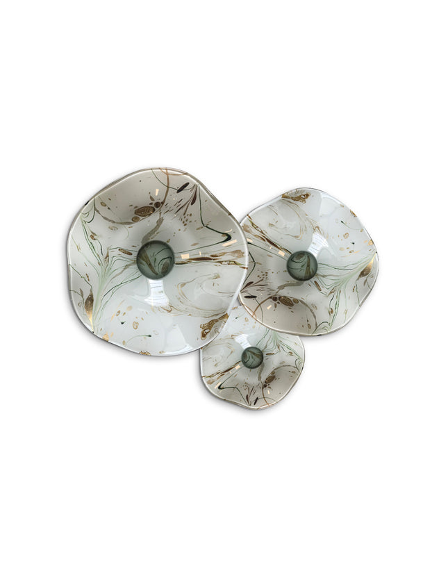 JGO PLATÓN ONDULADO HUESO DUARTE CON VERDE