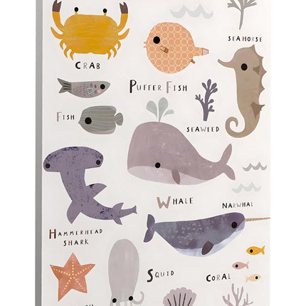 CUADRO INSIDE THE OCEAN - 86 X 56 CM