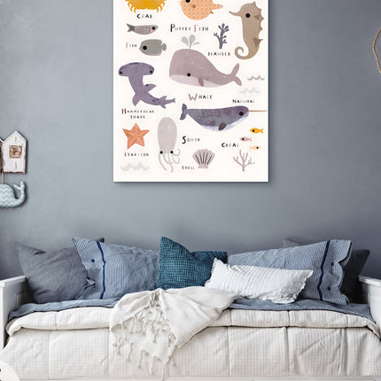 CUADRO INSIDE THE OCEAN - 86 X 56 CM