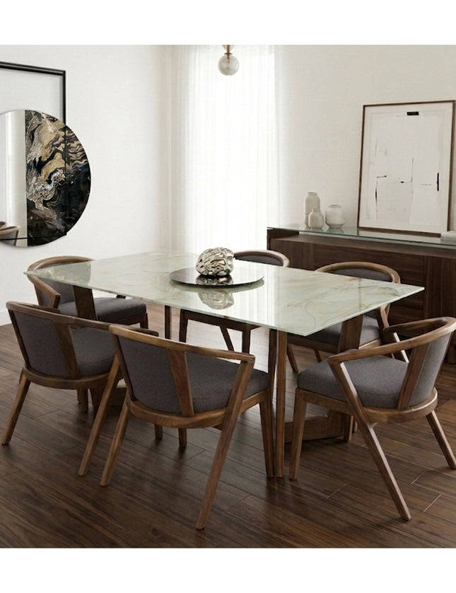 COMEDOR INVICTUS 110X180 ARK ORIGINAL CON 6 SILLAS LUANA