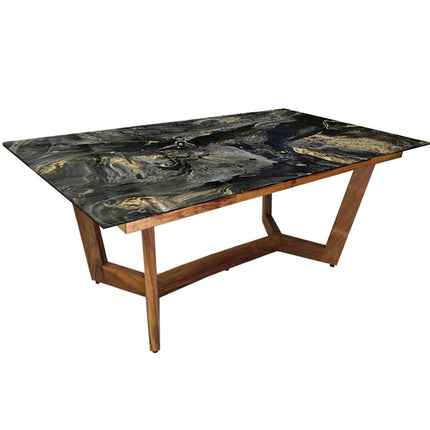 MESA COMEDOR INVICTUS 110X180 CON CUBRECANTO INTERNO SIN SILLAS