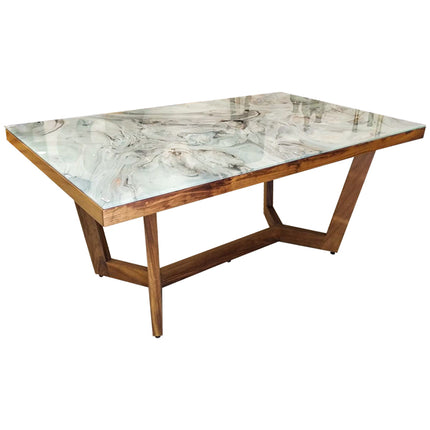 MESA COMEDOR INVICTUS 110X180 CON CUBRECANTO SIN SILLAS