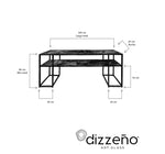 CREDENZA DE METAL "IRLANDA"