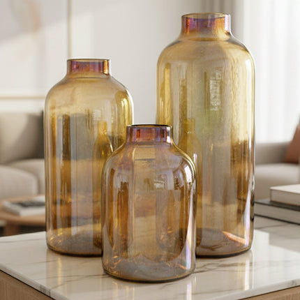 SET JARRONES BALERO LUSTRE 3 PZAS