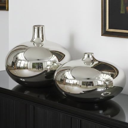 SET JARRONES PIEDRA LUNAR JUMBO 2 PZAS