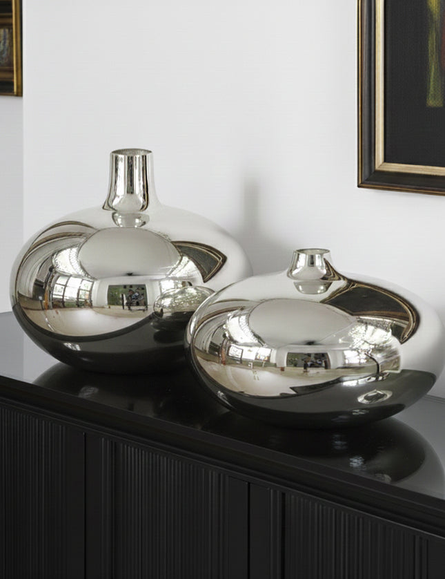 SET JARRONES PIEDRA LUNAR JUMBO 2 PZAS