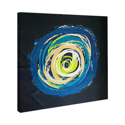 CUADRO ABSTRACTO REMOLINO COLORES - 56 X 56 CM