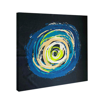 CUADRO ABSTRACTO REMOLINO COLORES - 56 X 56 CM