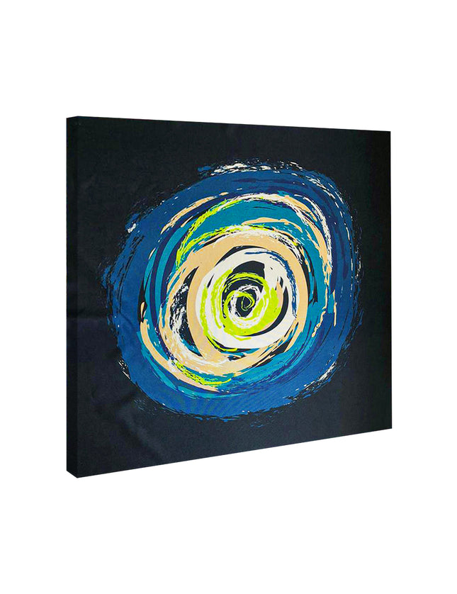 CUADRO ABSTRACTO REMOLINO COLORES - 56 X 56 CM