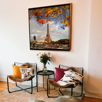 CUADRO PARÍS OTOÑAL - 116 X 116 CM