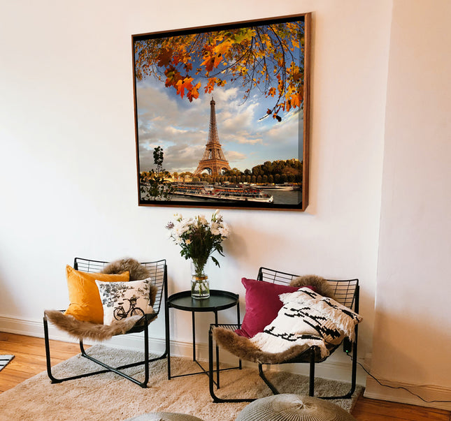 CUADRO PARÍS OTOÑAL - 116 X 116 CM