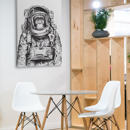 CUADRO MONO ASTRONAUTA - 126 X 86 CM