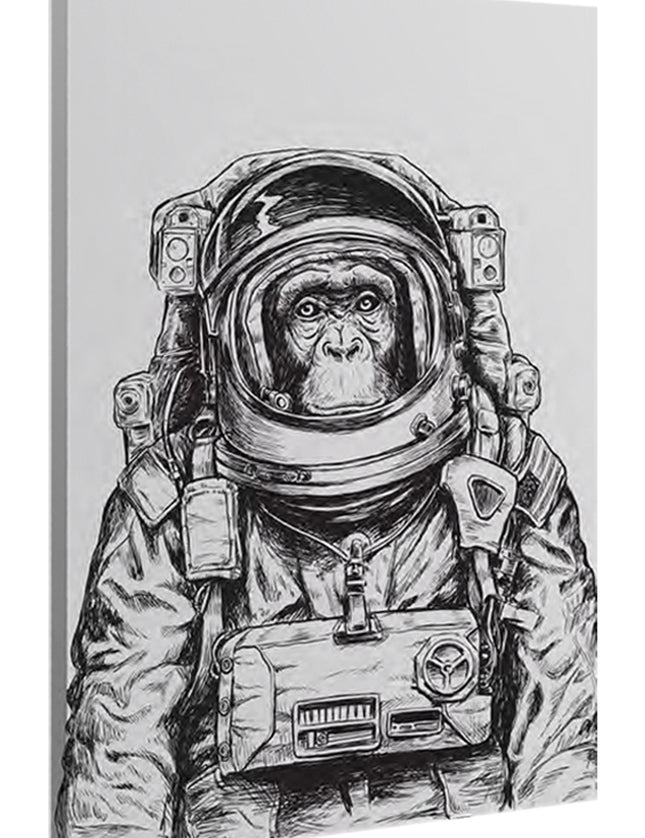 CUADRO MONO ASTRONAUTA - 126 X 86 CM