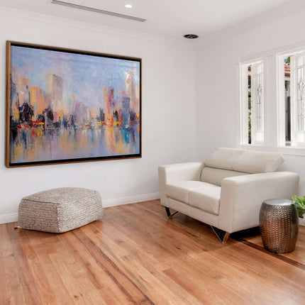 CUADRO OIL CITY PAINTING - 166 X 126 CM