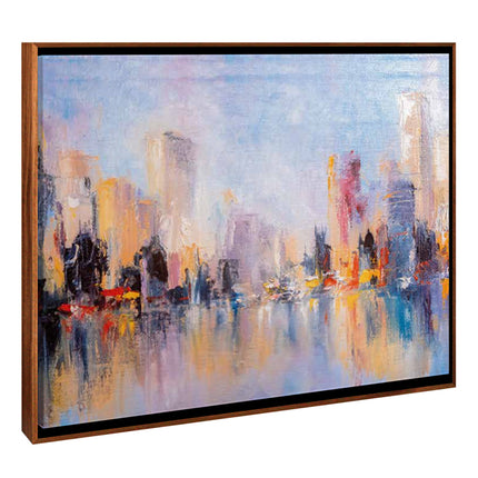 CUADRO OIL CITY PAINTING - 166 X 126 CM