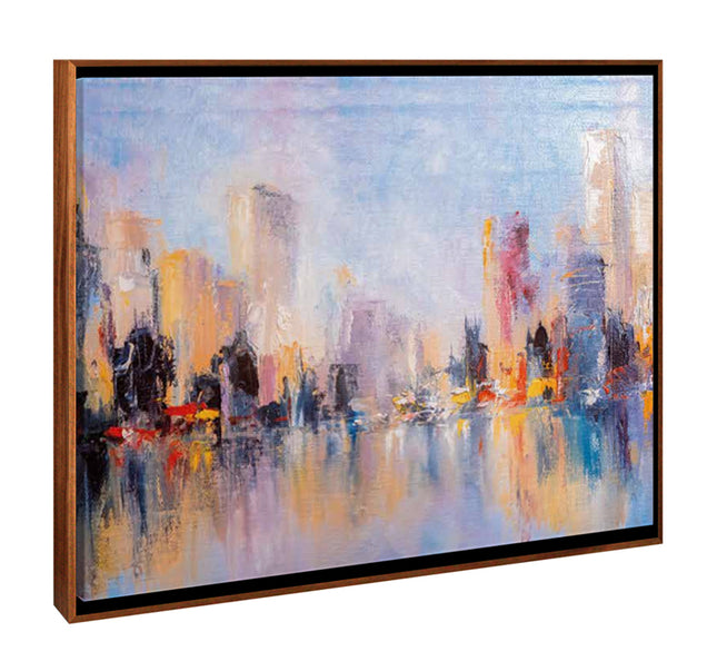 CUADRO OIL CITY PAINTING - 166 X 126 CM