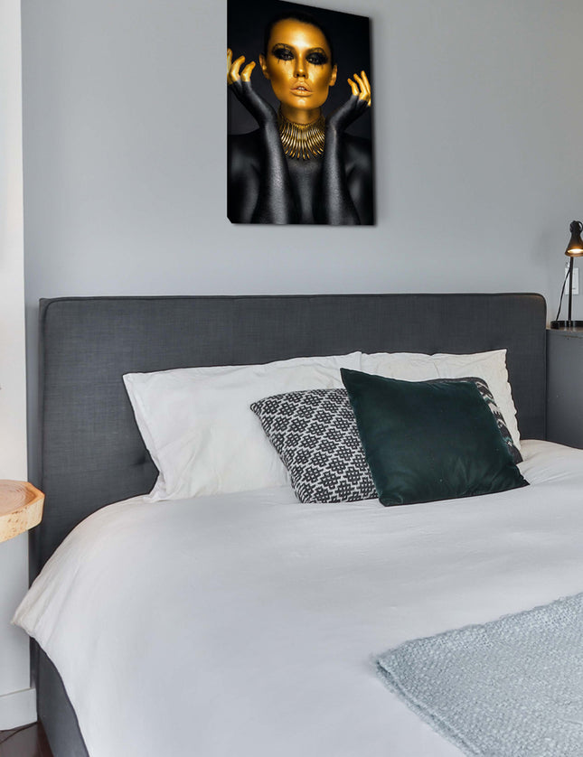 CUADRO GOLD MUSE - 41 X 26 CM