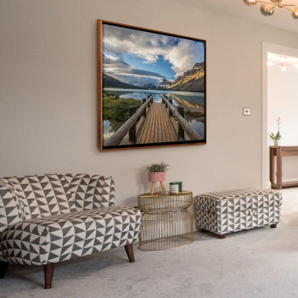 CUADRO MUELLE - 116 X 116 CM