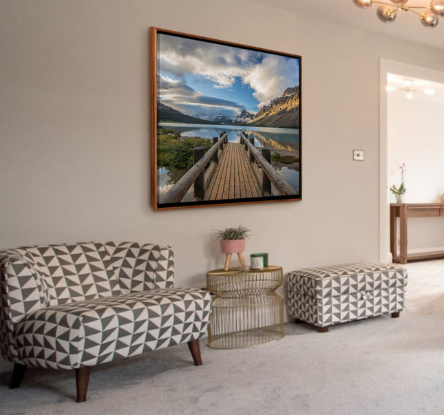 CUADRO MUELLE - 116 X 116 CM