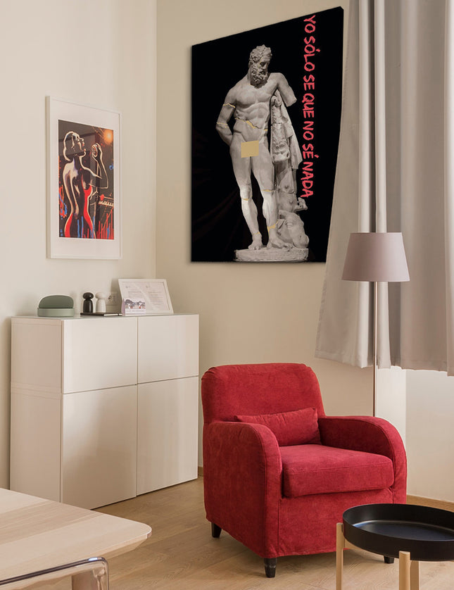 CUADRO SÓCRATES - 126 X 86 CM